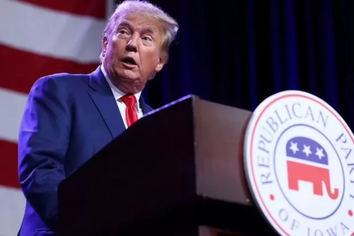 Trump now says he is the only Republican who can win 2024 election