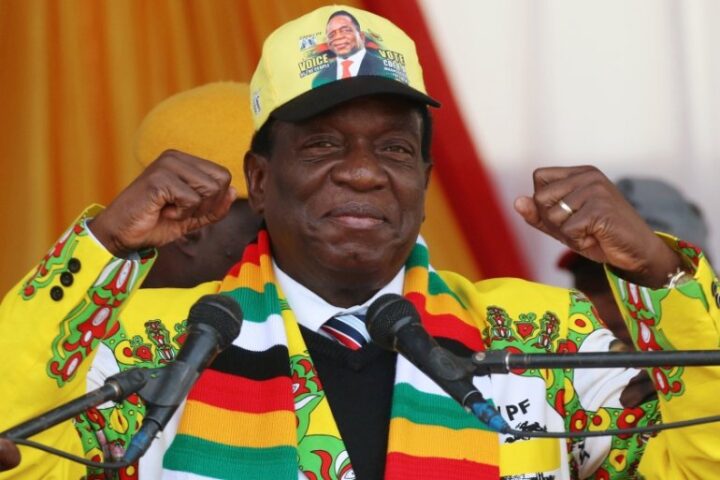 Zimbabwe Emmerson Mnangagwa re-elected for a second term