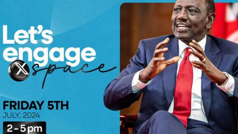 William Ruto faces furious young people in online debate